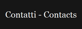 Contatti - Contacts
